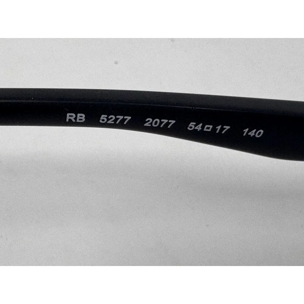 Ray-Ban RB5277 Eyeglass Frames Only 54-17-140 Black 2077